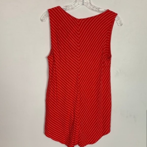 NWOT Anthropologie Tie Front Striped Top - Picture 3 of 3